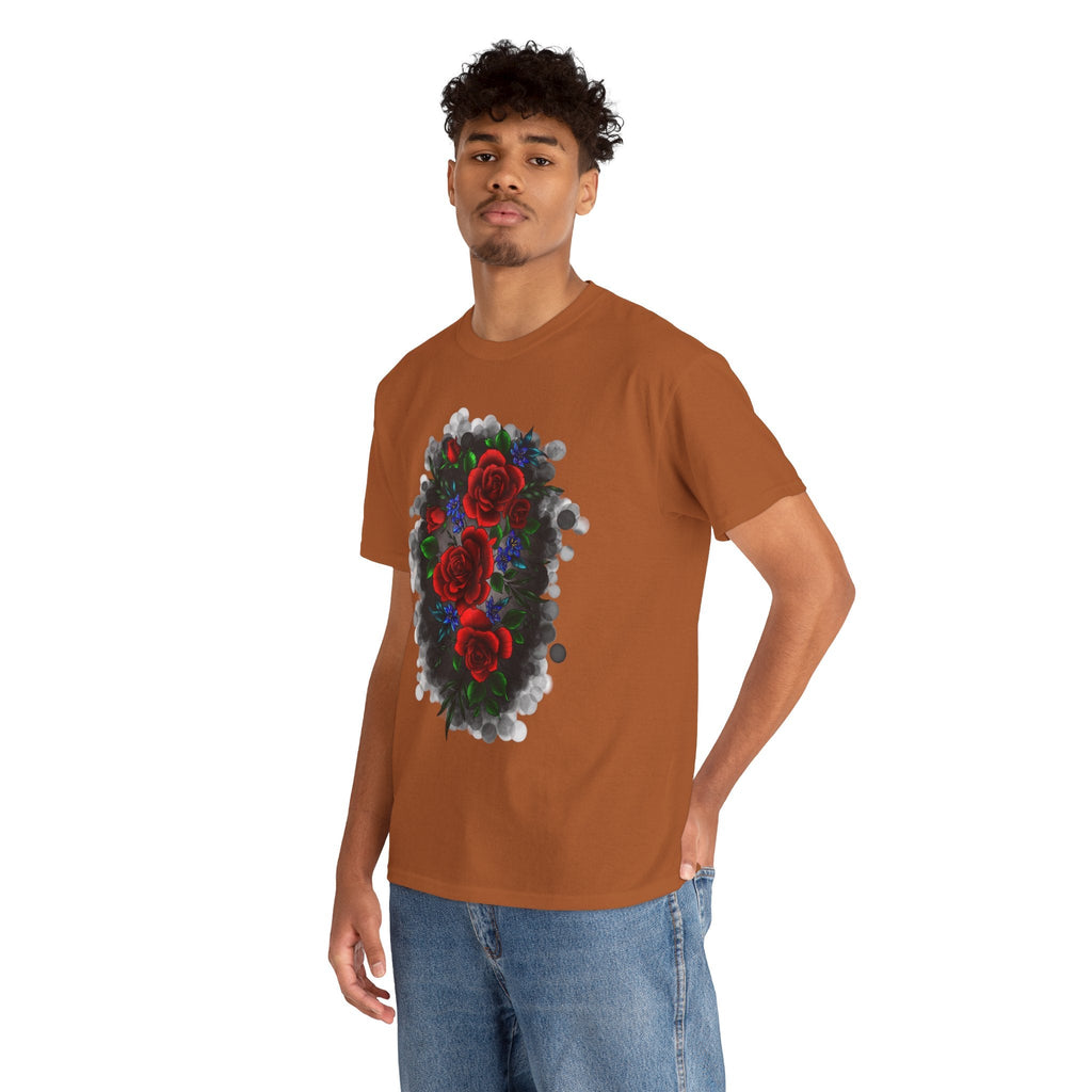 Floral Smoke Tattoo T-Shirt – Lara Davenport x Trash Cult Supply Co. Collab (Gildan 5000)