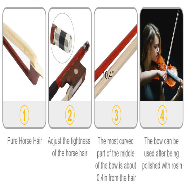 Pink Violin And Box Bow Rosin