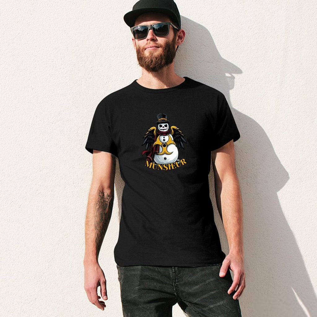 Men's Munsieur Christmas Tee Design "Atomic Snow"
