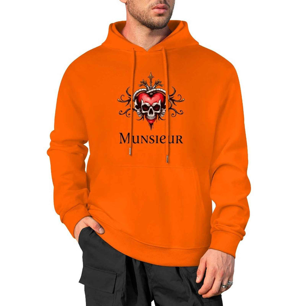 Deadly Love Hoodie | Heart Skull Gothic Streetwear | MUNSIEUR