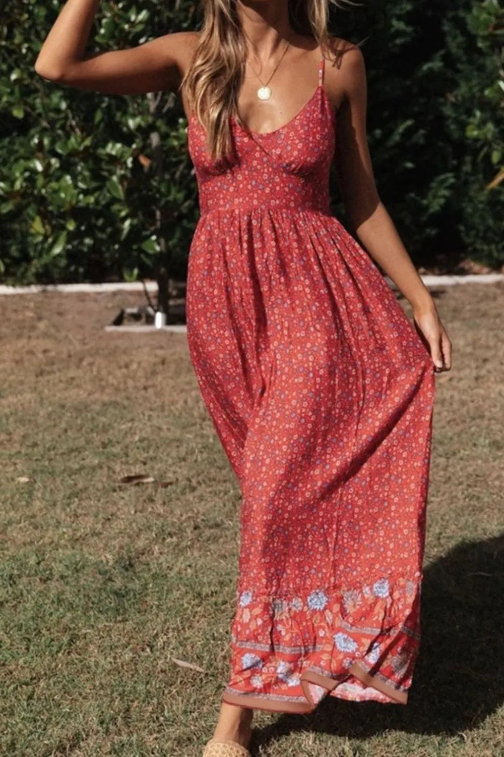 Printed Maxi Dress