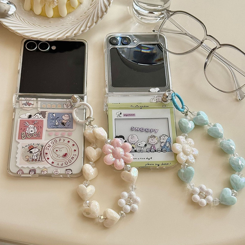 Cartoon Snoopy Samsung Suitable For Zflip7 Phone Case