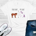 Your Aunt vs My Aunt Unicorn Graphic Tee