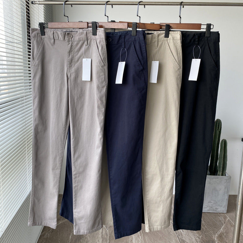 Four-sided Autumn New Men's Casual Pants Solid Color