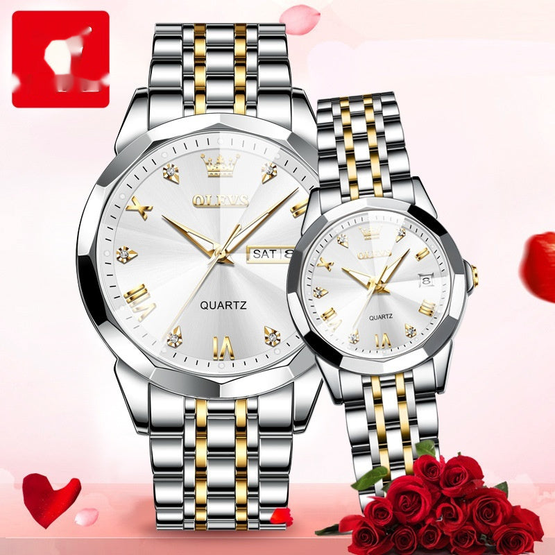 Watch Valentine's Day Gift Couple Watch His and Hers Set