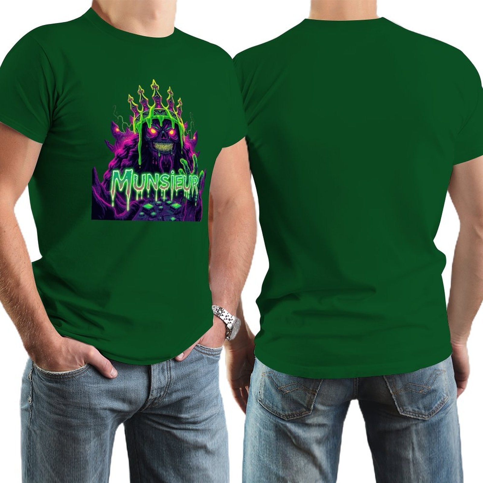 Munsieur Men's Emerald Isle Halloween Streetwear Tee