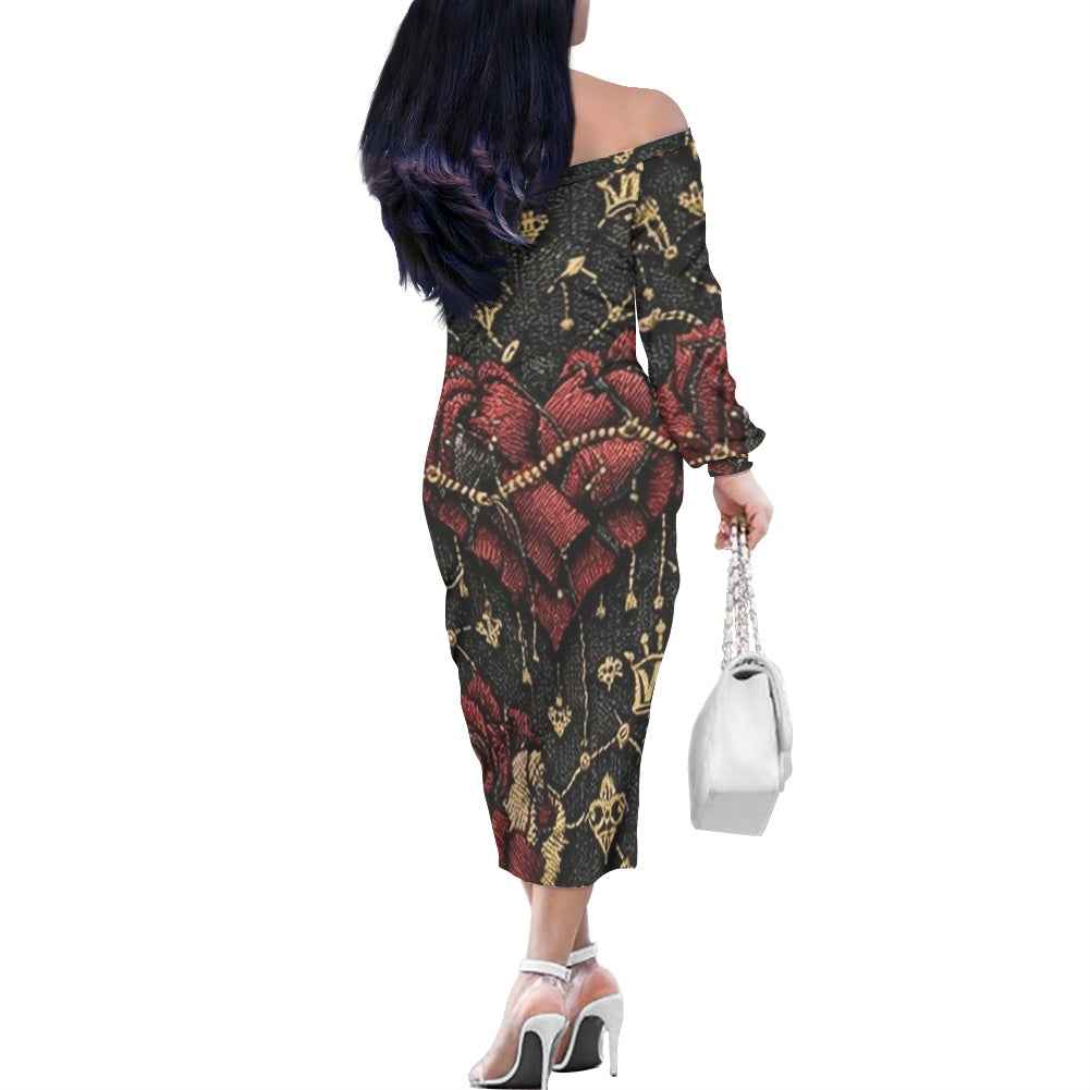 MUNSIEUR Women's Long Sleeve Dress Valentine's Day Collection New Arrivals