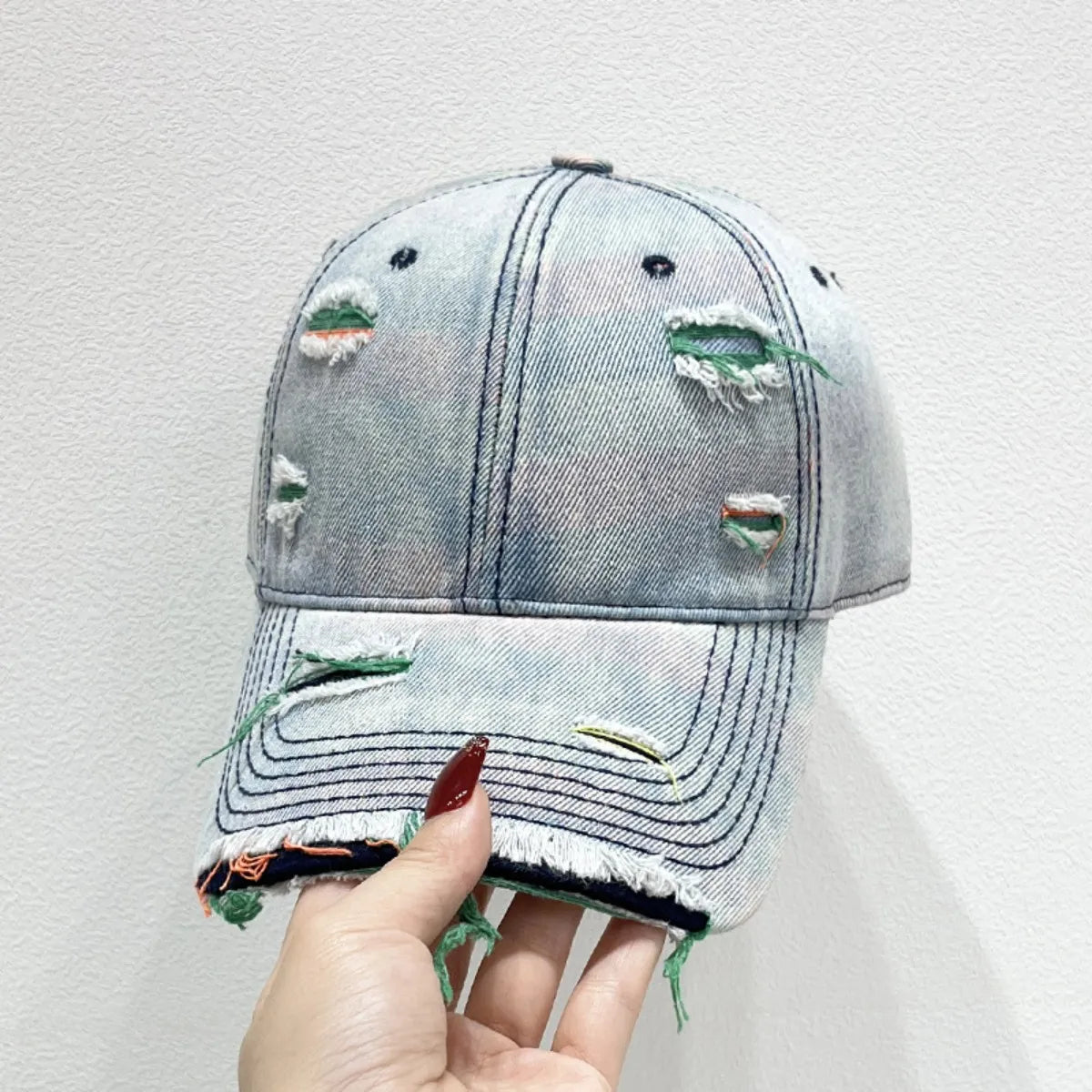 Distressed Adjustable Baseball Hat Accessories