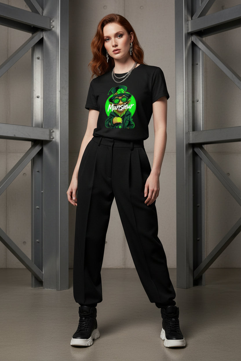 Munsieur St. Patrick's Day Collection Leprechaun Mafia "Tony" T-shirt