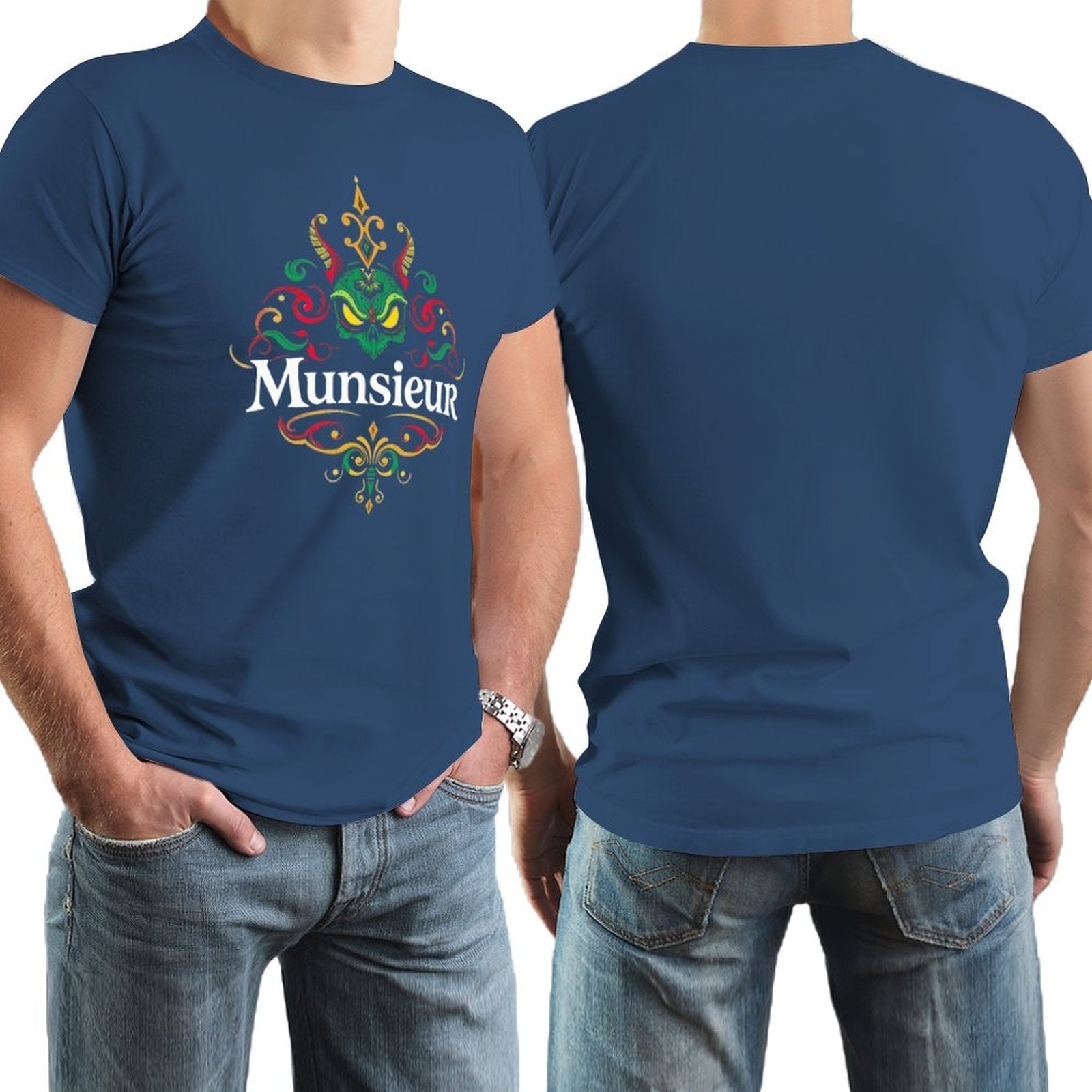Munsieur Halloween Tee for Men "Big Jin" Streetwear