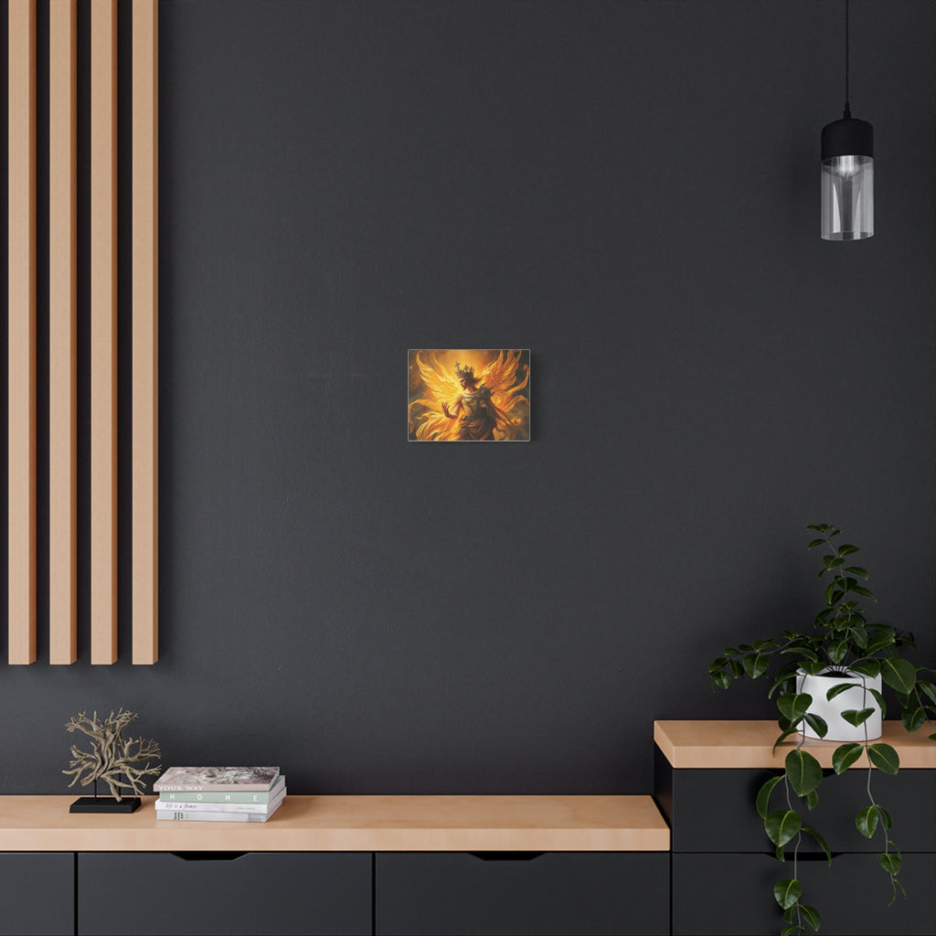 Radiant Angel Canvas, Fantasy Wall Art, Home Decor, Spiritual Gift, Inspirational Artwork, Modern Wall Decor