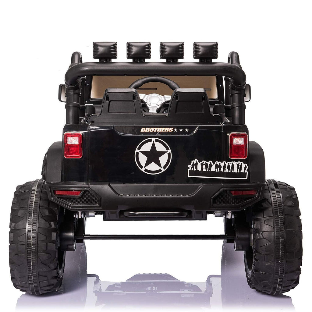 400W 24V Ride-On Truck for Kids with Remote Control and Seat Belts