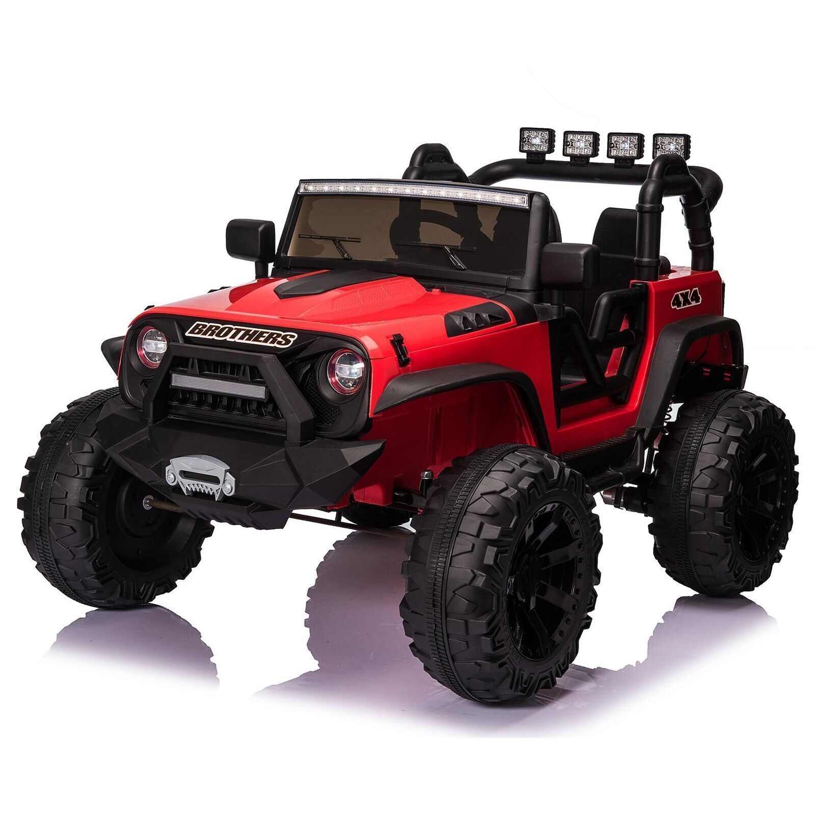 400W 24V Ride-On Truck for Kids with Remote Control and Seat Belts