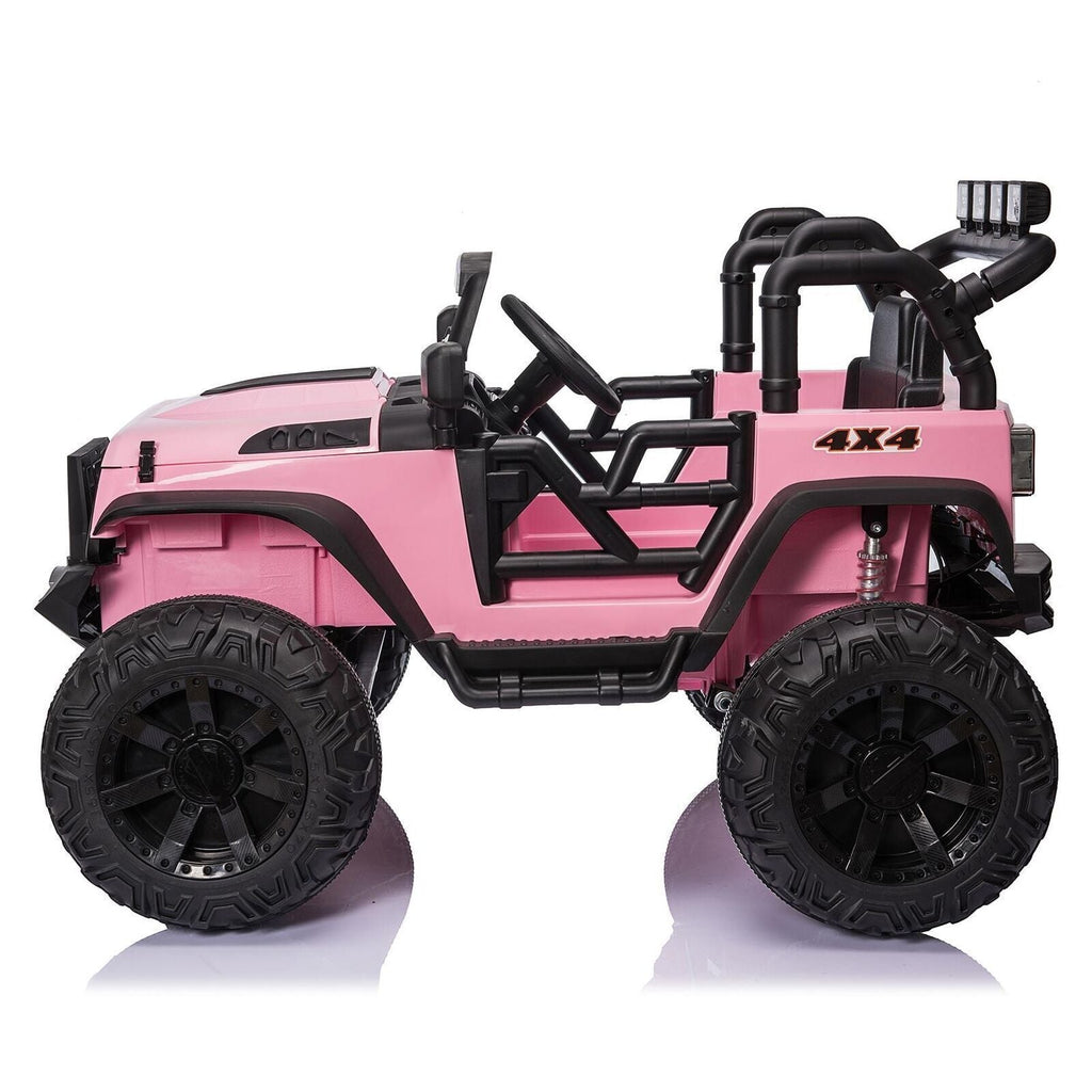 400W 24V Ride-On Truck for Kids with Remote Control and Seat Belts