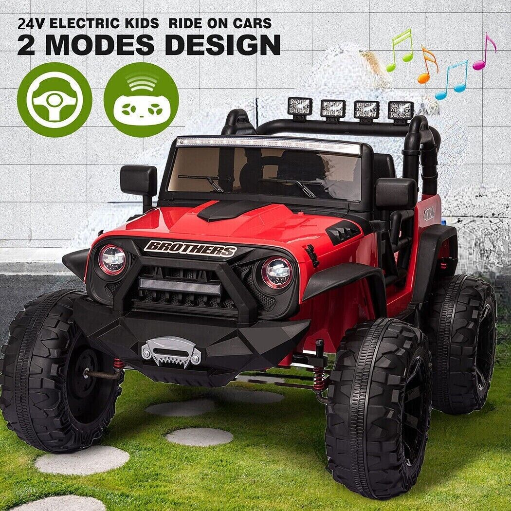 400W Electric JEEP Ride On Toy Truck for Kids with Remote Control - Perfect Gift