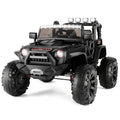 400W Electric Ride On Jeep for Kids with Remote Control, LED Lights, and MP3/USB
