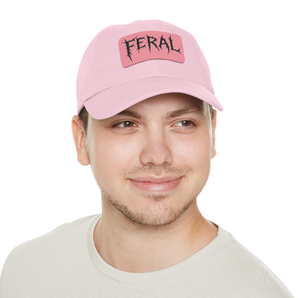 FERAL Embroidered Leather Patch Hat – Trash Cult Supply Co.