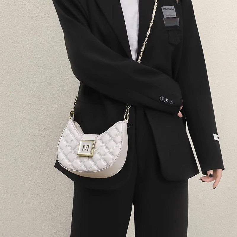 Women's Rhombus Chain Bag - Fashion Shoulder Underarm Messenger Bag