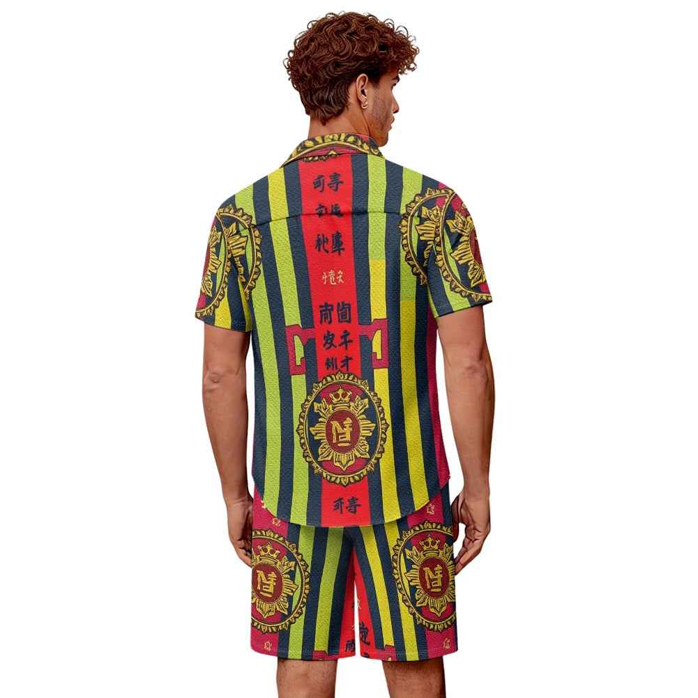 Men's Casual Shorts Set - Two Piece Matching Summer Outfit