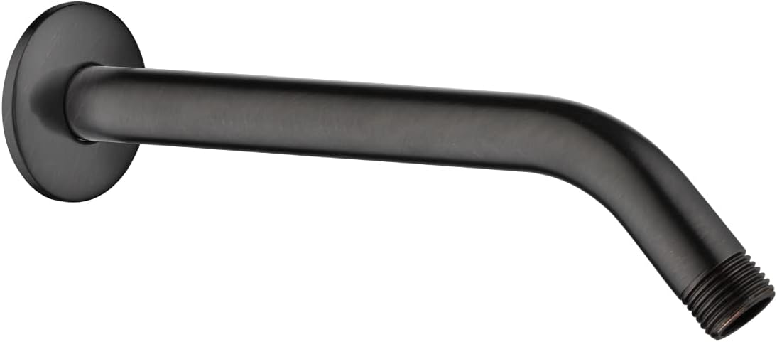 10 Inch Solid Brass Shower Head Extension Arm, Wall Mounted Shower Pipe Arm