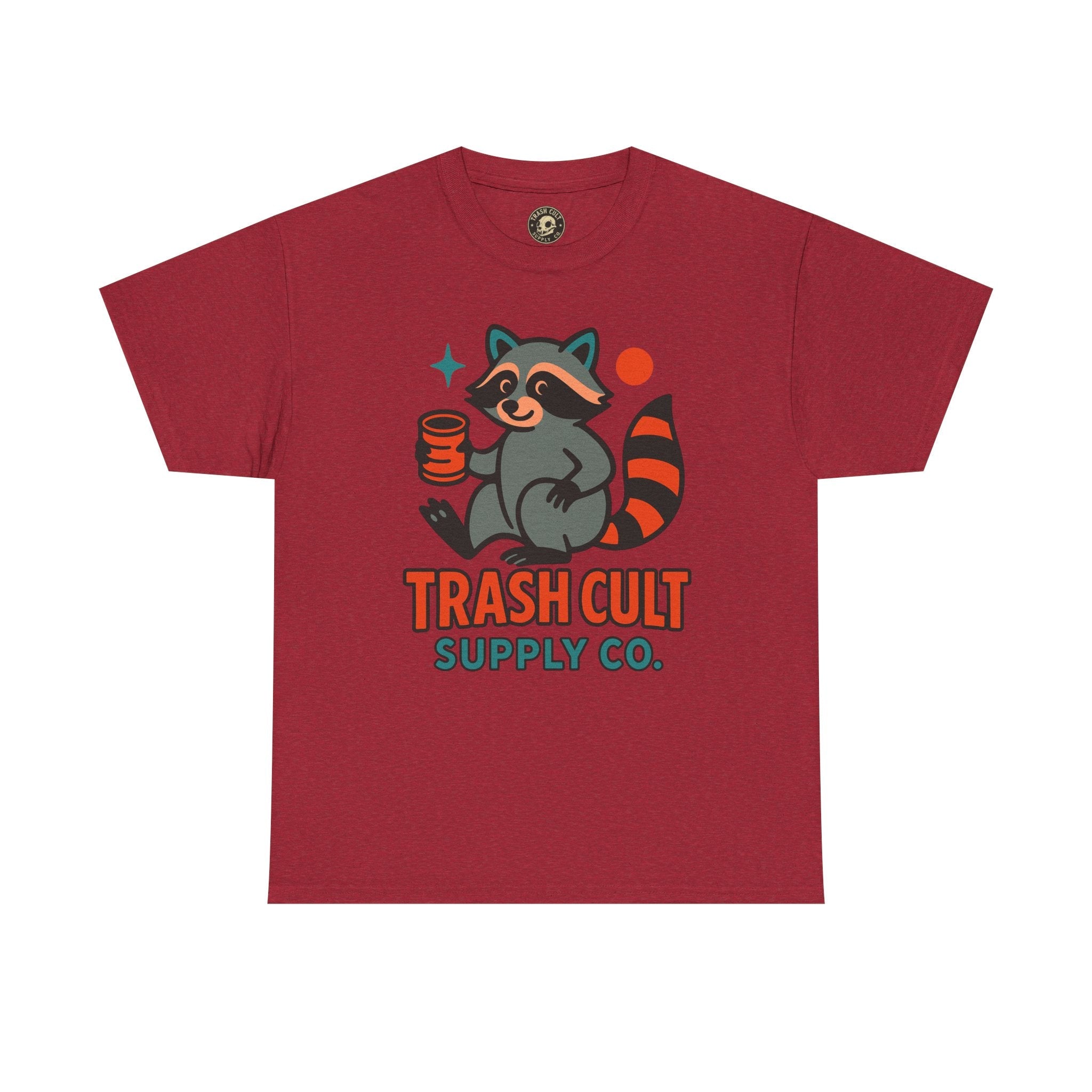 Trash Cult Supply Co. Unisex Heavy Cotton Tee, Eco-Friendly Tee, Gift for Raccoon Lovers, Cute Graphic T-Shirt, Trendy Streetwear, [...]
