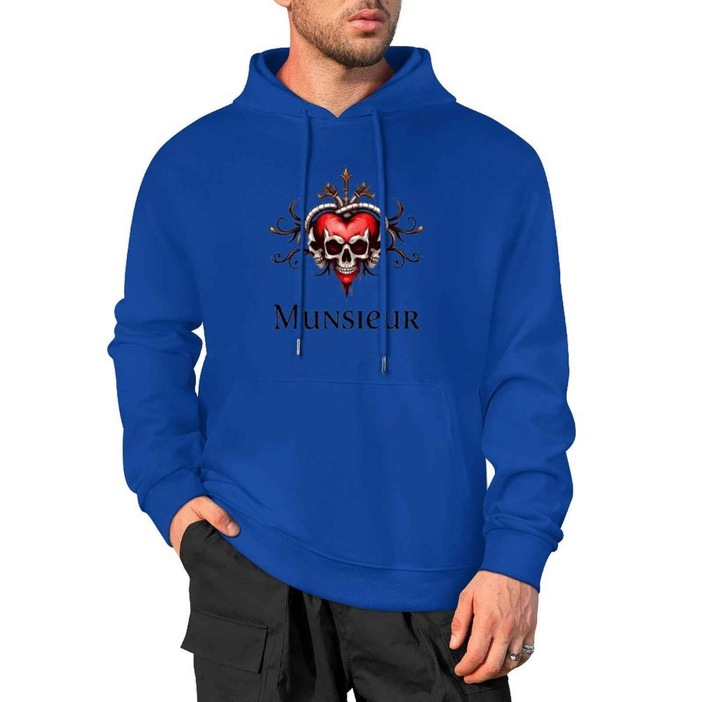 Deadly Love Hoodie | Heart Skull Gothic Streetwear | MUNSIEUR