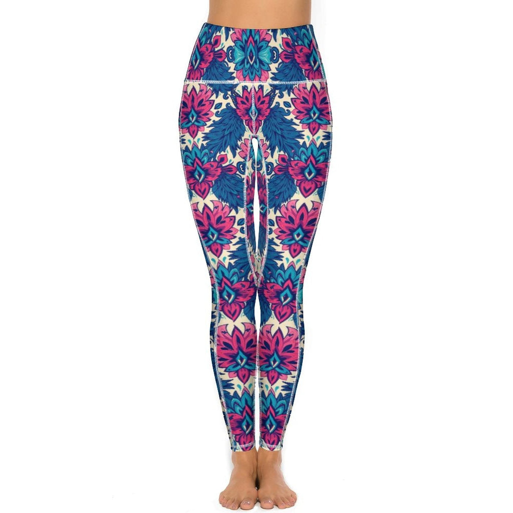 Munsieur Custom Printed Yoga Leggings with 2 Pockets