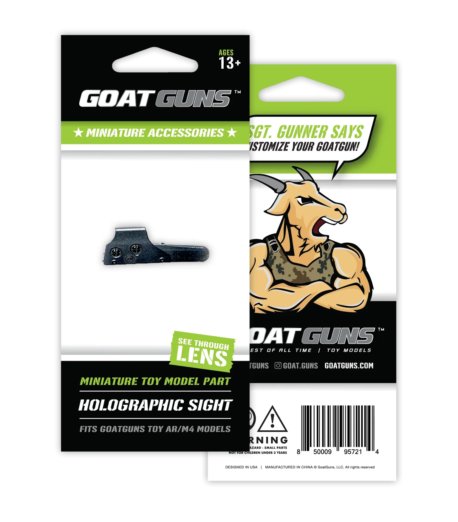 Goat Guns Miniature Toy Model Holographic Sight