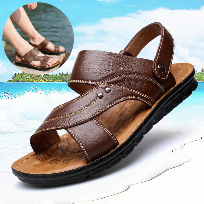 Men's Flip Flops Summer Beach Adjustable Back Strap Design