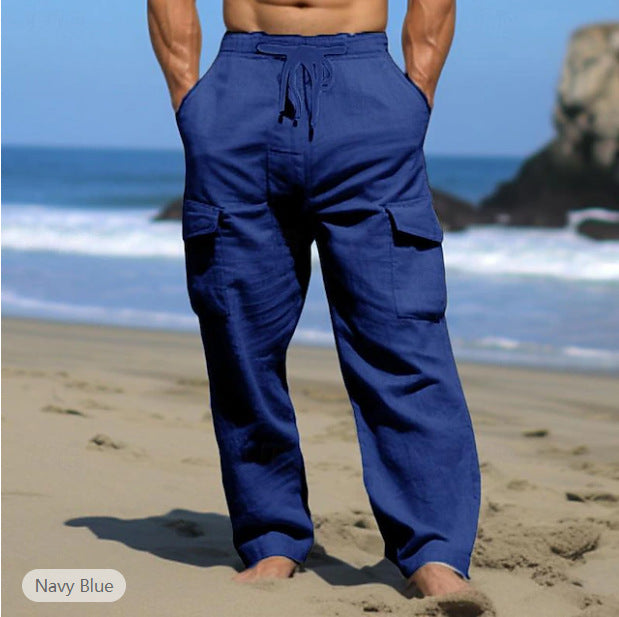 Men's Summer Wear Fashion Multi-pocket Pants