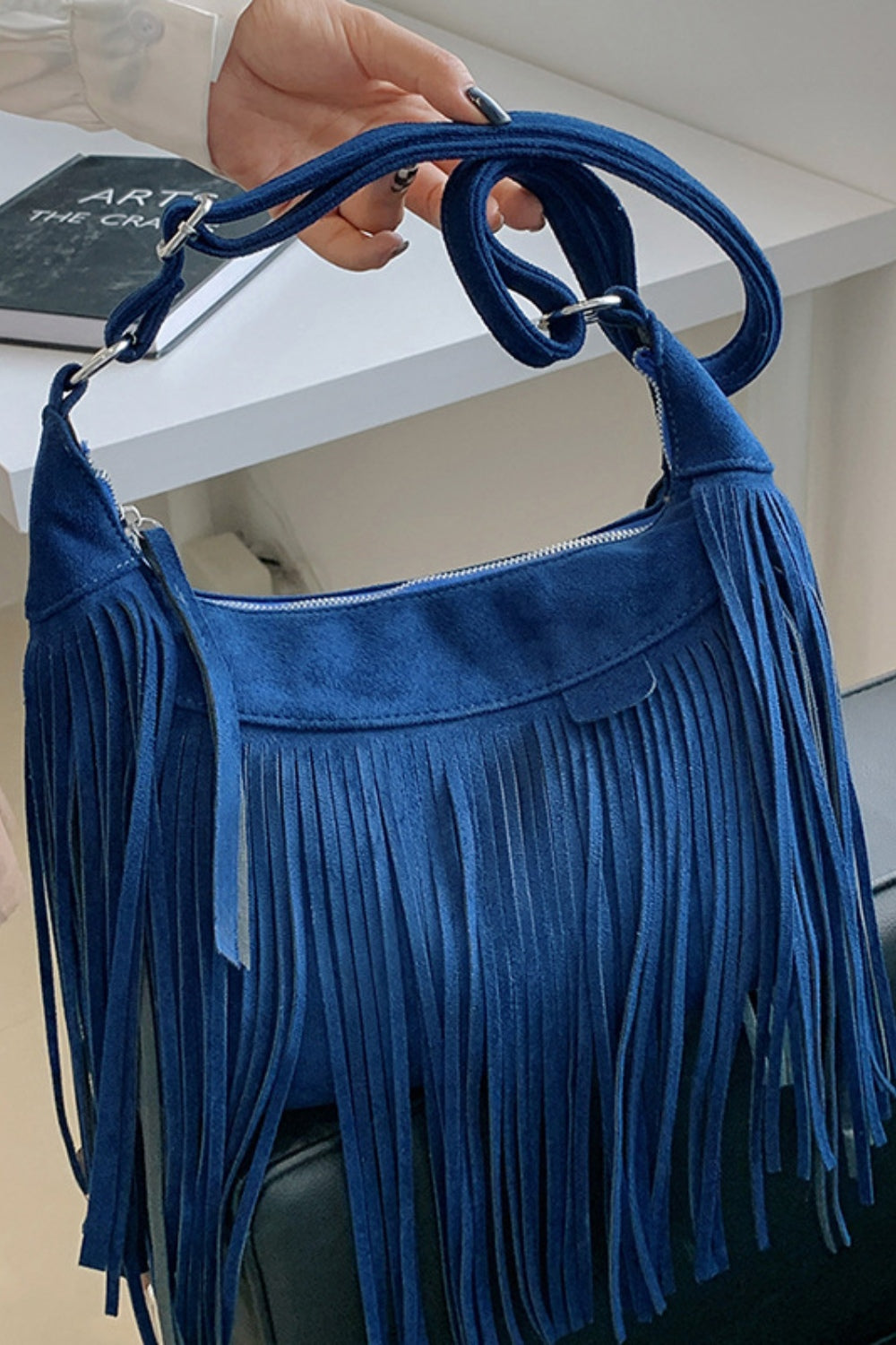 Suede Shoulder Bag