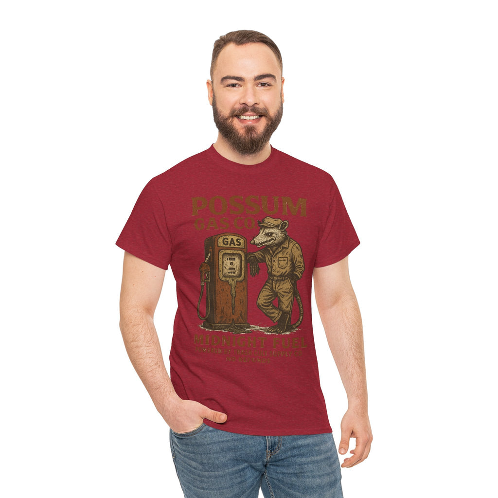 Possum Gas Co. Vintage Feral Mechanic Shirt – Trash Cult Supply Co. – Gildan 5000