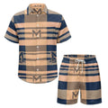 Men's Resort Shorts Set - Two Piece Vacation Outfit for Men