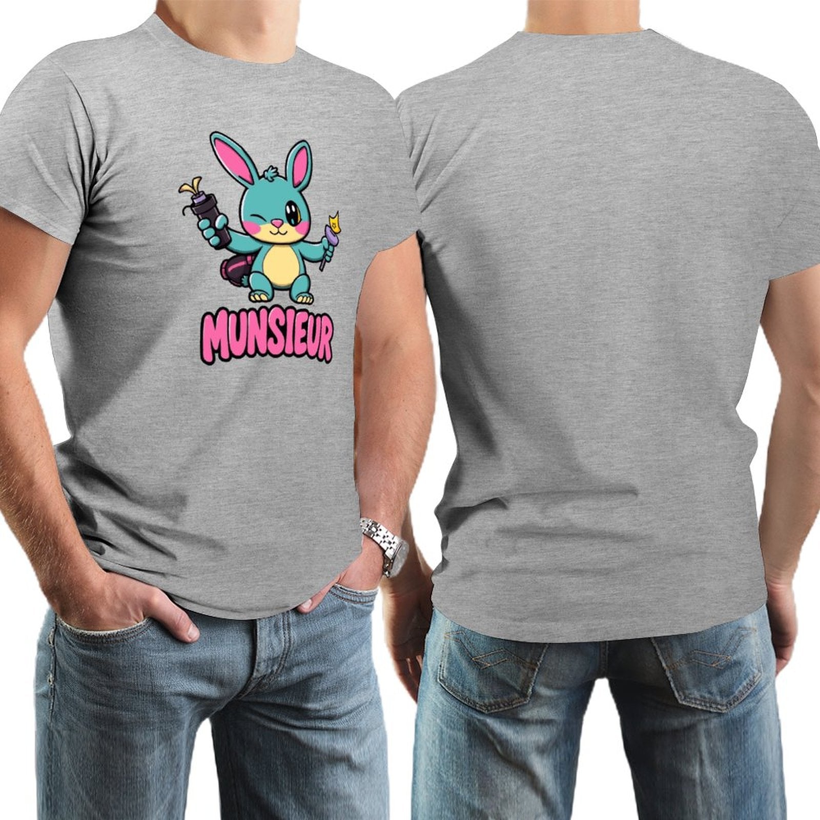 Munsieur Men's Tee Easter Collection "Blaze" Designer Tee for Easter