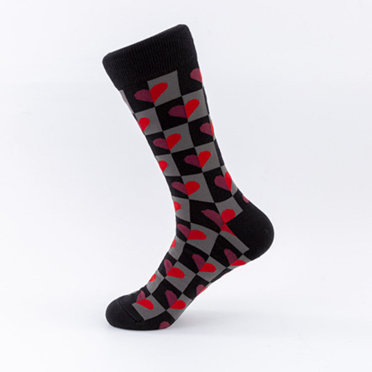 Men's Mid-calf Length Socks Europe And America