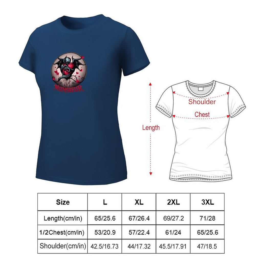 Munsieur T-Shirt for Women: Classic with a Modern Edge for Her