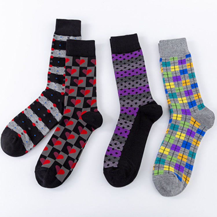 Men's Mid-calf Length Socks Europe And America