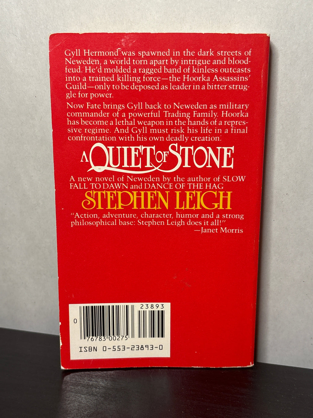 A Quiet of Stone by Stephen Leigh (New Eden #3) | Vintage Fantasy