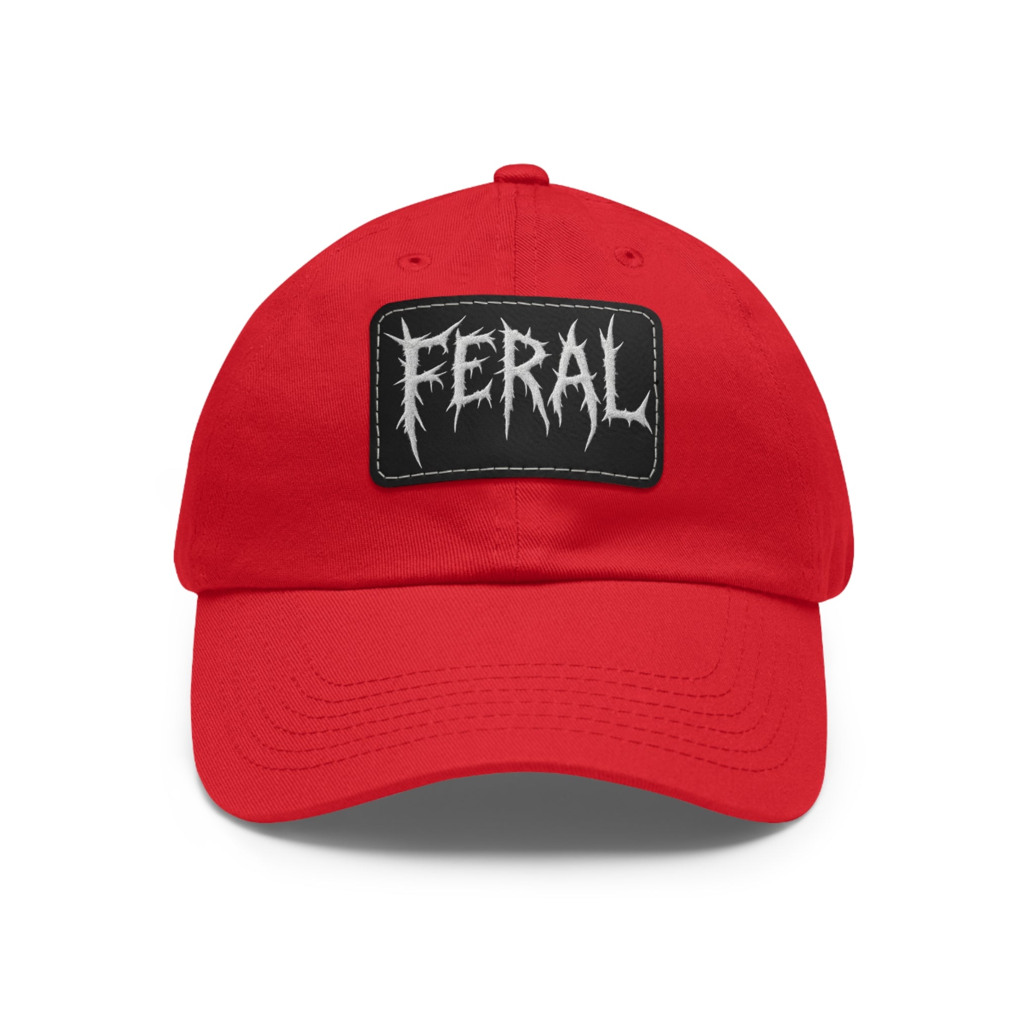FERAL Embroidered Leather Patch Hat – Trash Cult Supply Co.