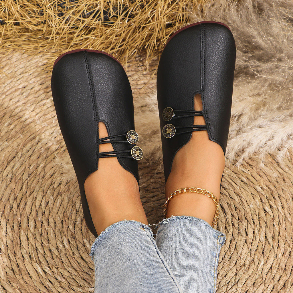 Round Toe Slip-Ons