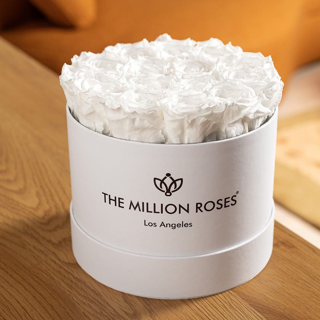 Classic White Box | White Roses