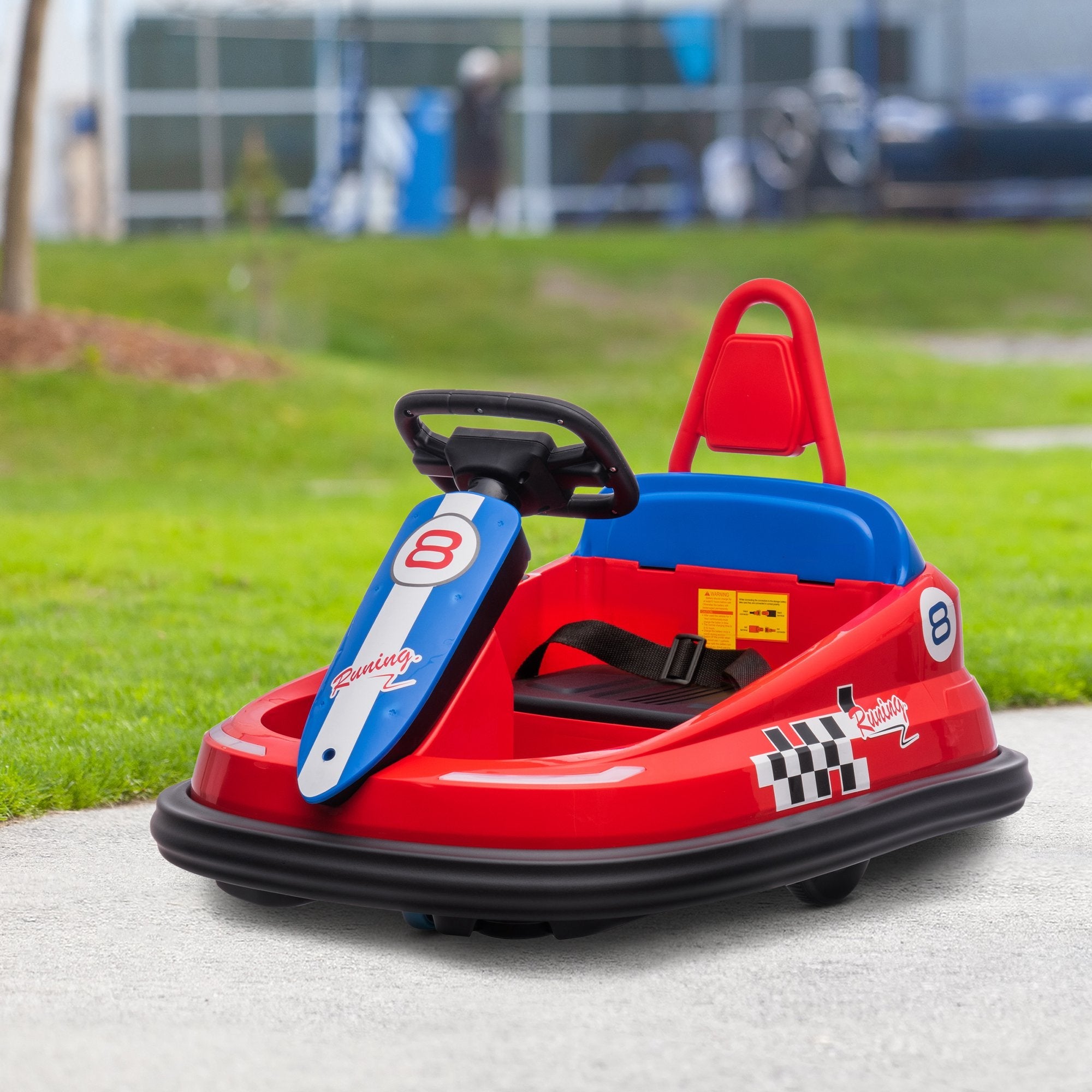 360° Rotating Electric Bumper Car for Kids - Fun Ride On Toy with 6V Battery