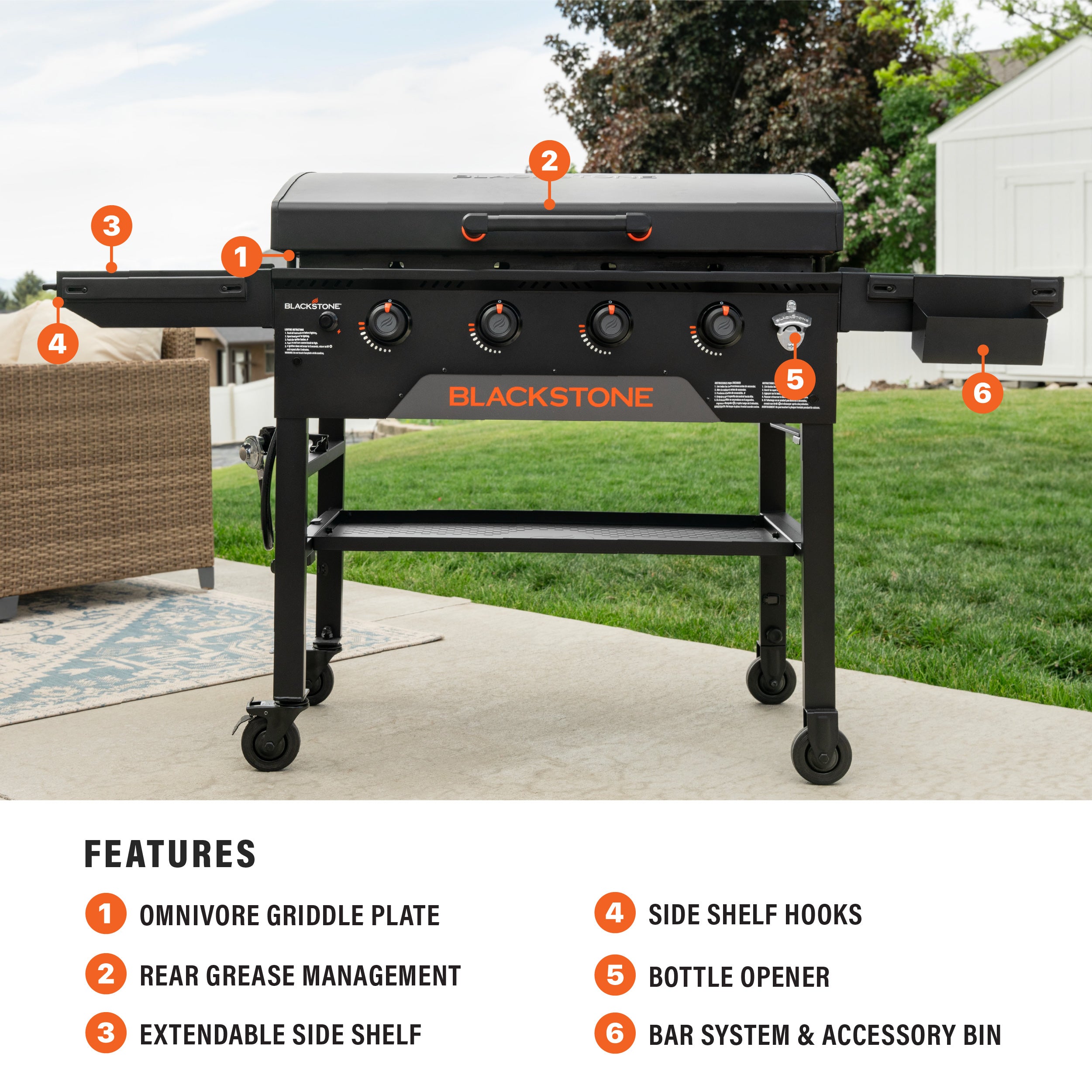 Blackstone Original 36" Omnivore Griddle with Hood
