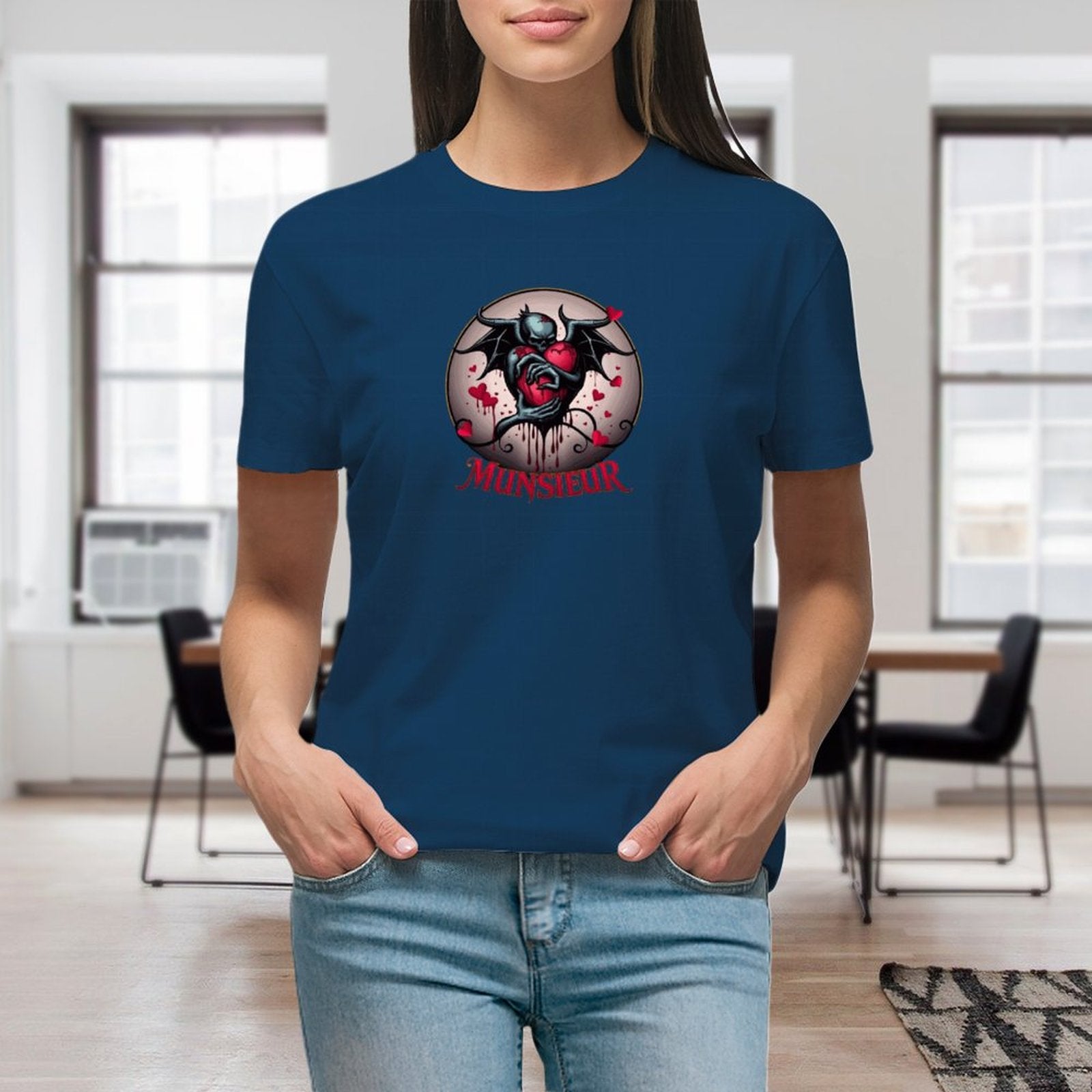 Munsieur T-Shirt for Women: Classic with a Modern Edge for Her