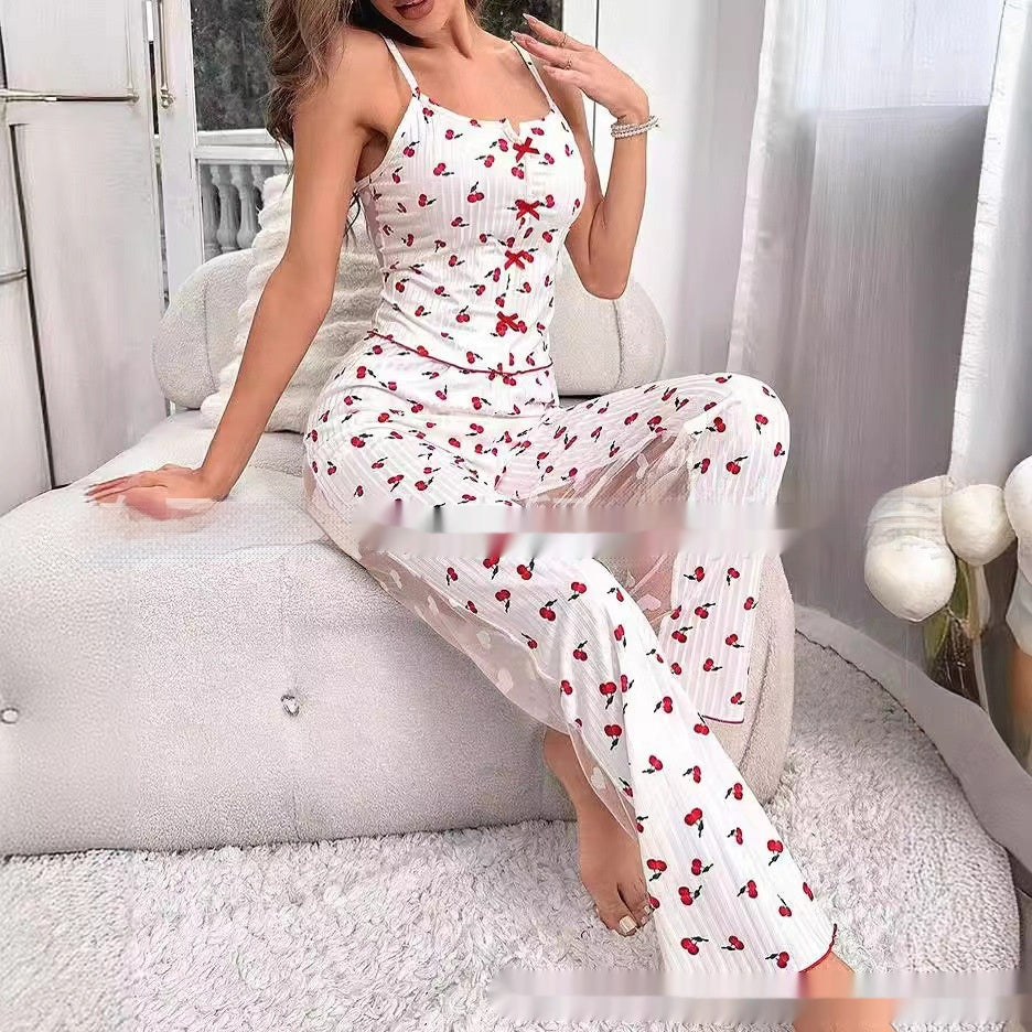 Printed Color Contrast Patchwork Women's Jumpsuit