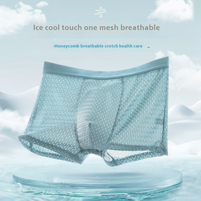 Ice Silk Mesh Men's Underwear