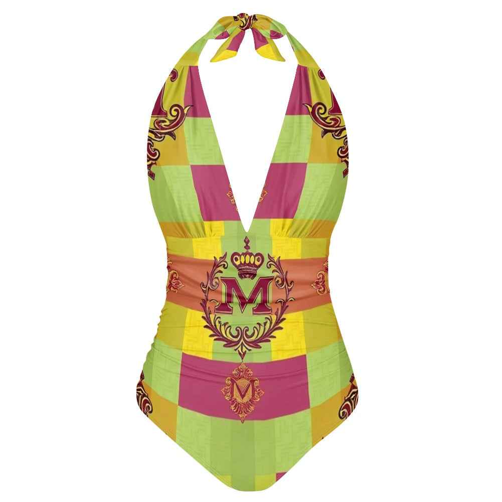 All-Over Print Women's High Cut One-piece Swimsuit