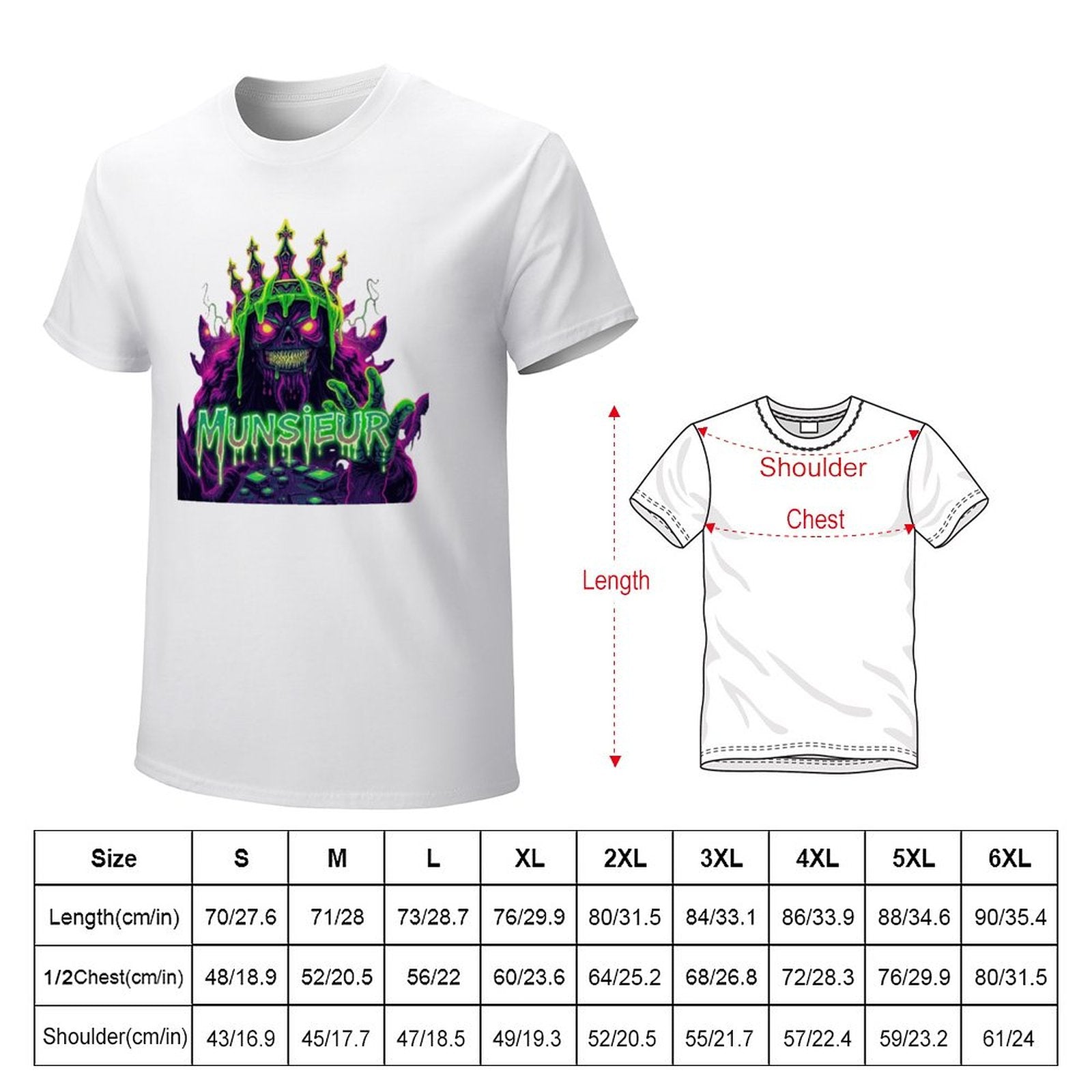 Munsieur Men's Emerald Isle Halloween Streetwear Tee
