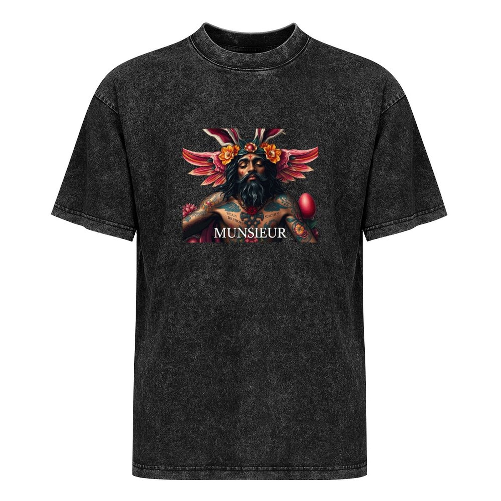 Munsieur Design Women's Vintage Cotton T-shirt "Clarence"