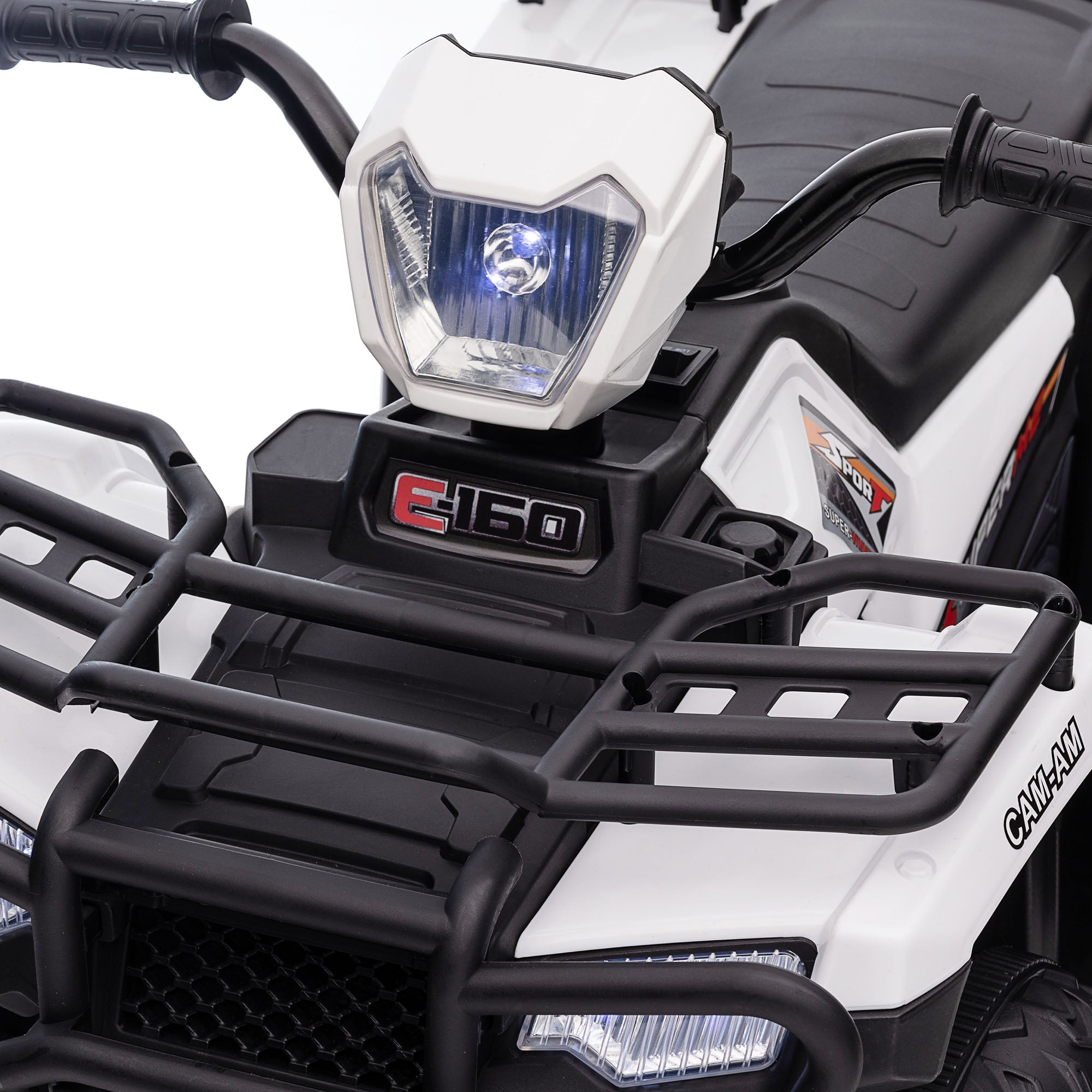 12V Kids ATV with Music, Headlights, and Forward/Backward Function - A Fun Ride for Young Adventurers!